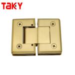 SS Shower Hinge 180 Degree Double Side for Interior Glass to Glass Shower Door