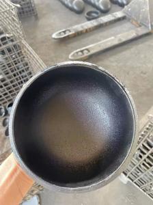 China BW Black Carbon Steel Pipe End Caps For Petroleum Industry factory