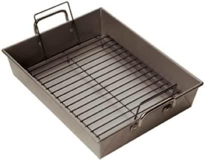 RK Bakeware China Foodservice NSF 977943 Aluminum Roast Pan Hard Coated and