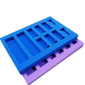 Eva Packaging Foam Inserts Closed Cell Flocking Top
