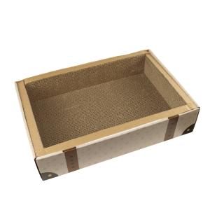 China Automatic Castle Cat Scratcher Bed Boxes To Release Stress 40x28x20CM factory