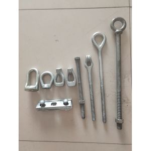 China 6 Thread Dead Ending C1045 ASTM F2329 Oval Eye Bolt on sale