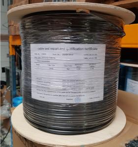 China FTTH 1 Core Fiber Optic Cable 500m 5.0mm Double Sheath 4.6mm 6.0 G657A2 factory