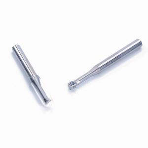 China 3-Teeth Carbide Thread End Mill Cutters ISO9001 For Low Hardness Material factory