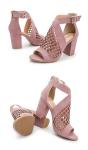 YTH017 Shoes Metal Chain Children'S Boots Autumn 2021 New Fashion Stiletto High