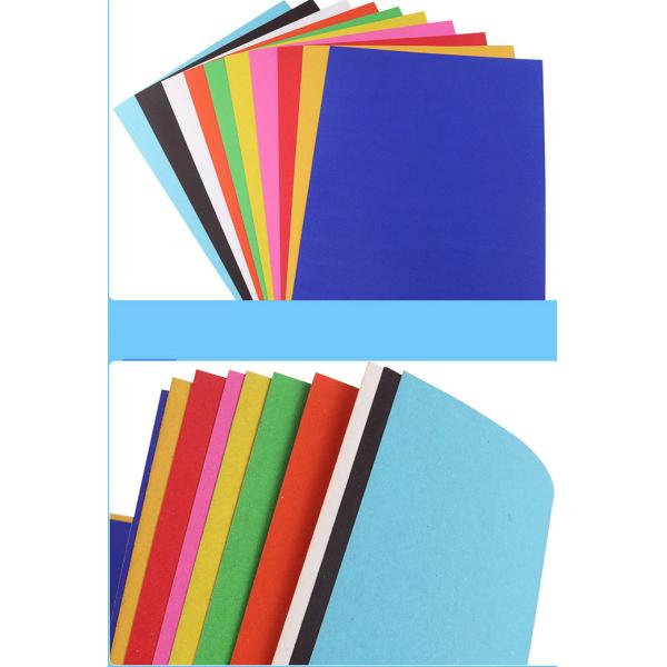  A3 A4 Sheet Bristol Paper Vert / Rose / Jaune Colorful Paper Board 180G 220G
