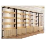 Steel Wood Gondola Shelving Household Multi Storey Living Room Bookshelf
