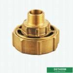 Brass Color Female Union For Ppr Fittings Customized Designs