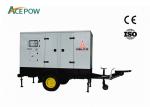 400V 10KVA Mobile Genset Trailer , Trailer Mounted Diesel Generator