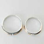 Contrast Color OEM Men19.4 Women16.6 Jewellery Couple Rings