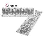 SGS 30 Degree LED Light Lens 80in1 PC Material For Flood Light