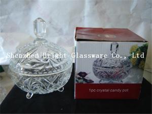 China glass plate with lid, glass container wholesale factory
