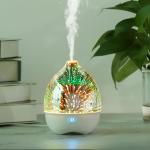 3D Glass Oil Ultrasonic Aroma Diffuser 70ml Electric USB Powered