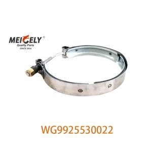 China Engine Parts Genuine WG9925530022 Intercooler Hose Clamp For SINOTRUK Truck factory
