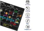 Dry Erase Chalkboard Magnetic Weekly Planner, Kitchen Fridge Magnet Calendar