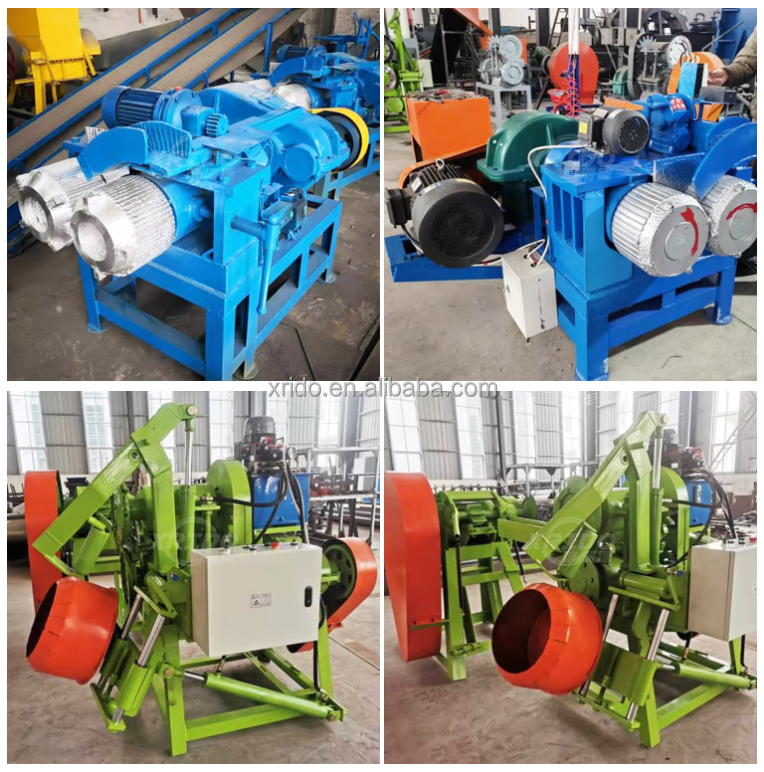 Heavy Duty Waste Tire Shredder with 12 Months Warranty 2200kg Weight and 22 Power for Tire Recycling