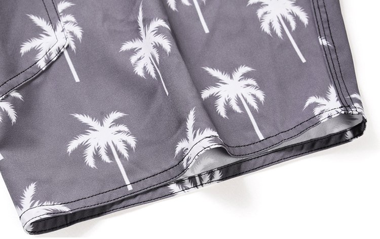 Light Male Beach Shorts Flattering Shape Elasticated Waistband High Resolution Images