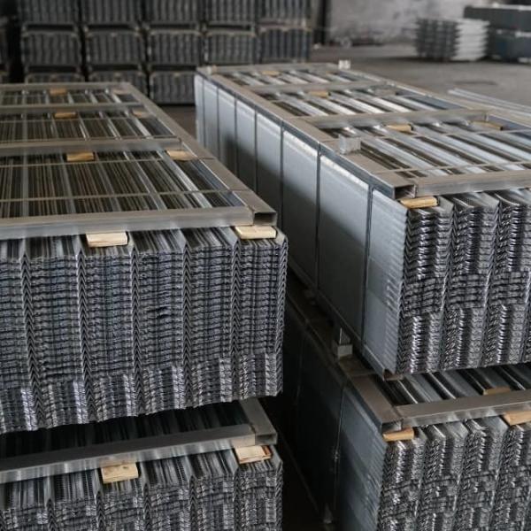 Astm C1063 Certified Hi Rib Lath With 3/8" Vertical Ridges For Wall Plastering