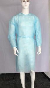 China S&amp;J Water Proof Isolation Gown Hospital level 2/level3/level4 pp+pe sms Isolation Gown factory