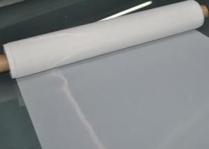 China 45&quot; White 120T - 31 Polyester Silk Screen Printing Mesh for Ceramics Printing factory