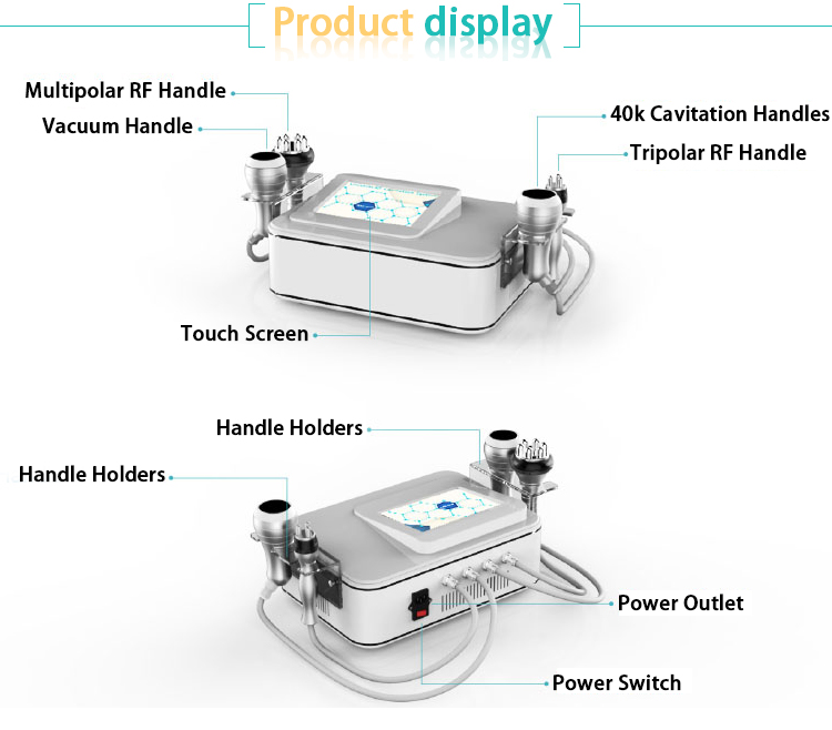 Multifunction Fat Reduction Cavitation Vacuum RF Body Slimming Machine Fast Cavitation Slimming System
