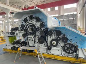 China Polyester 800kg/H Carpet Nonwoven Carding Machine factory