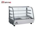 Stainless Steel Heated Display Cabinet Food Pie Chicken Warmer Showcase