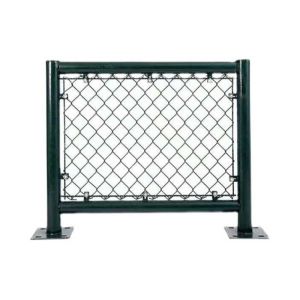 ISO14001 PVC Coated Wire Mesh Diamond Chain Link Fence