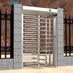 Automatic Full Height Turnstiles 45people/Min For Gyms Subway Pedestrian