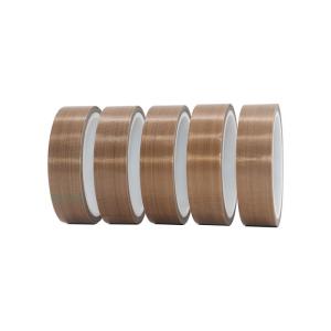 China Dimensional Stability PTFE Coated Tape Silicone Adhesive PTFE Fiberglass Tape factory
