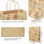 ODM Eco Friendly Craft Paper Recycled Gift Bags 10x5x13