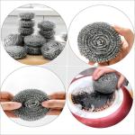 Sturdy Stainless Steel Wire Ball Round High Durability Stainless Steel Scourers