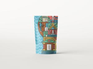 China Customized 130 Microns Heat Seal Gravure Printing Stand Up Pouches factory