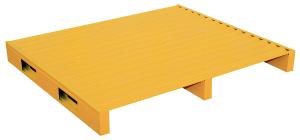 China Colorful Single Side Heavy Duty Steel Epal Euro Pallets 1200 X 800 factory