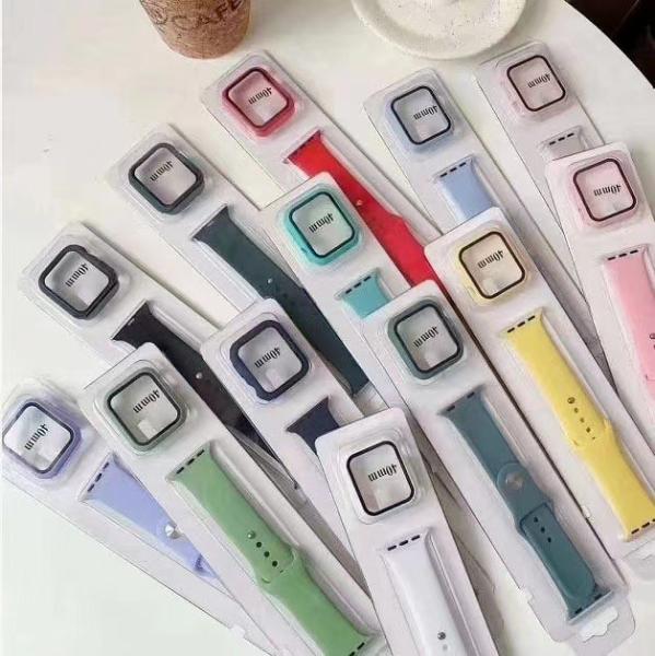 China Apple Watch Band 40mm Silicone Watch Strap 2 in 1 24g Waterproof factory