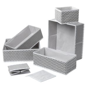 Foldable Cloth Storage Box 1.5mm Paper Board Drawer Organizer Cube