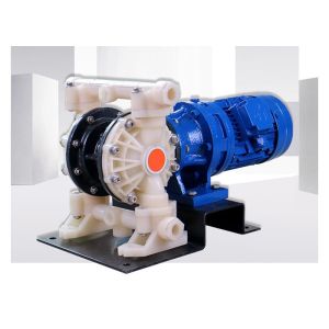China PVDF Plastic Electrically Operated Diaphragm Pump With 4.8mm Particle factory