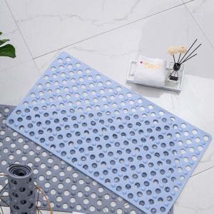China Silicon Bathtub Mats With Drain Holes And Suction Cups factory