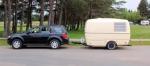 Molded Lightweight Fiberglass Travel Trailer Frp Cargo Trailer ISO9001