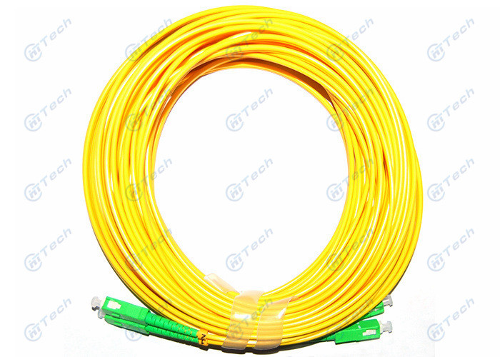 SC/APC - SC/APC Single Mode Fiber Optic Patch Cord 9/125μm Duplex With LSZH