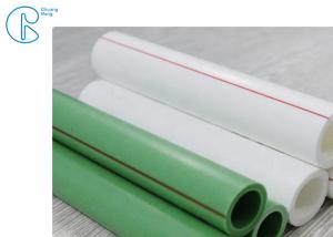 China White Color PPR Water Pipe Pn25 With Thickness In 3 . 4 - 18 . 3 Mm factory