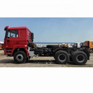 China Shacman 8 Wheel Tire 400hp 60 Ton Towing Truck Head Tractor Trailer Right Steering factory