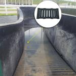 600*460*38mm Drainage Rubber Cover Mats horse rubber mats For Racecourse Channel
