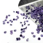 Wholesale 3A Color Cz Stones Small Size Round Cut 0.8mm To 3mm Loose Gemstone
