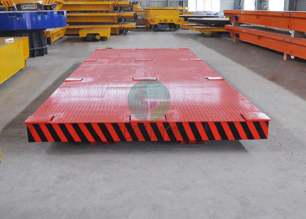 Custom Mold Transport Flat Rail Vehicle Steel Pipe Transfer Trolley on Track
