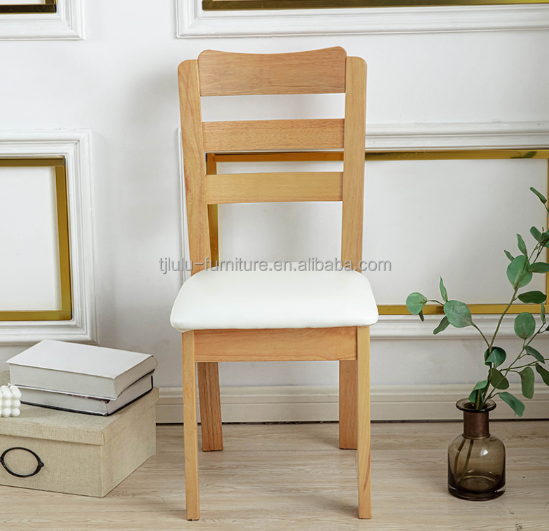 Versatile and Functional Nordic Design Solid Wood Dining Chair for Restaurant Furniture