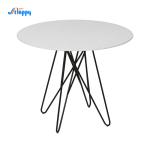Diameter 900mm contemporary custom Ceramic top Dining Table, K/D,flat packed