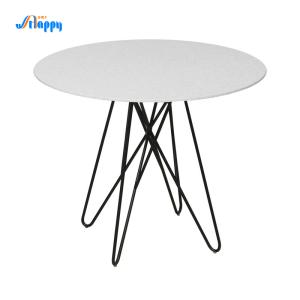 China Diameter 900mm contemporary custom Ceramic top Dining Table, K/D,flat packed factory