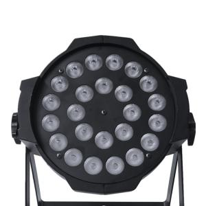 China 24x10W Par 64 Can Lights Silent Fan RGBW Indoor 4in1 DMX LED Par Lights factory