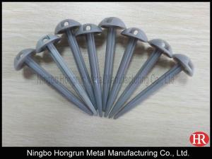 China 9.5cm groundsheet plastic tent pegs tent stakes tent nails factory